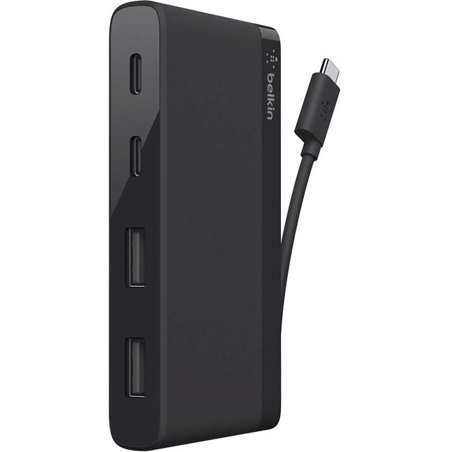 Belkin USB Hub - USB Type C - External - Black Belkin USB Hub - USB Type C - External - Black